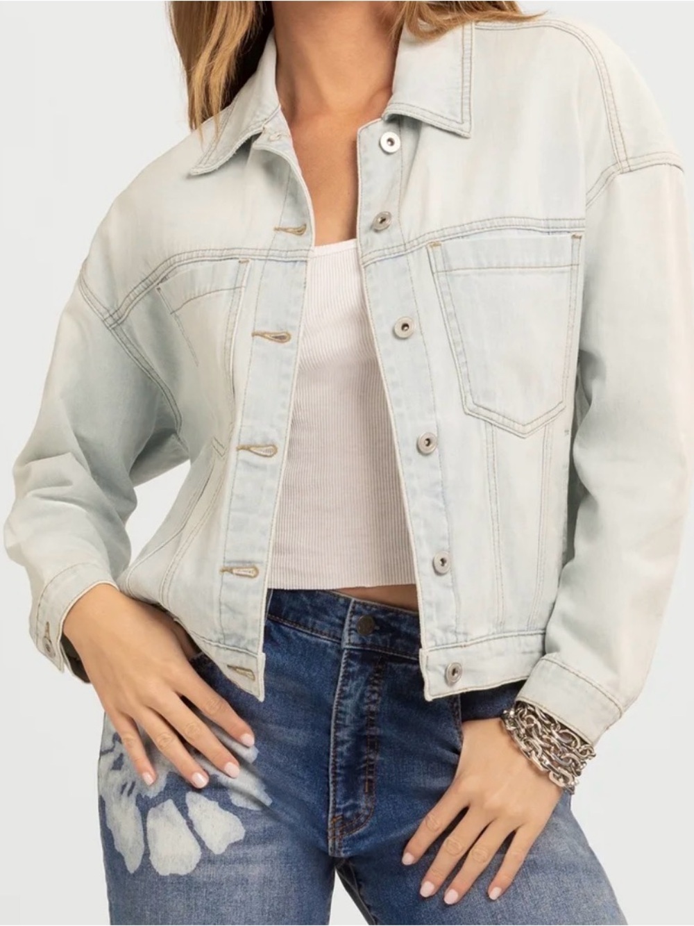 NWT Jessica Simpson Denim Jacket, Size S-M